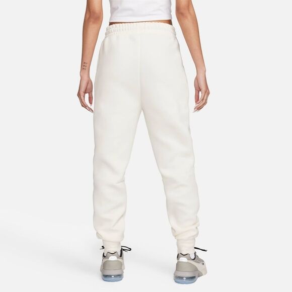 Nike Sportswear Tech Fleece Mid-Rise Joggers Ivory Women's Medium T FB8330-110 - Picture 4 of 14